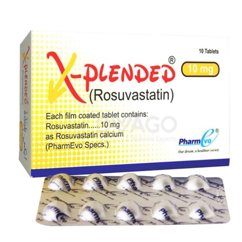 X-PLENDED TAB 10 MG 10'S