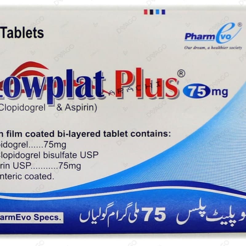 Lowplat Plus Tablets 75/75mg 10's