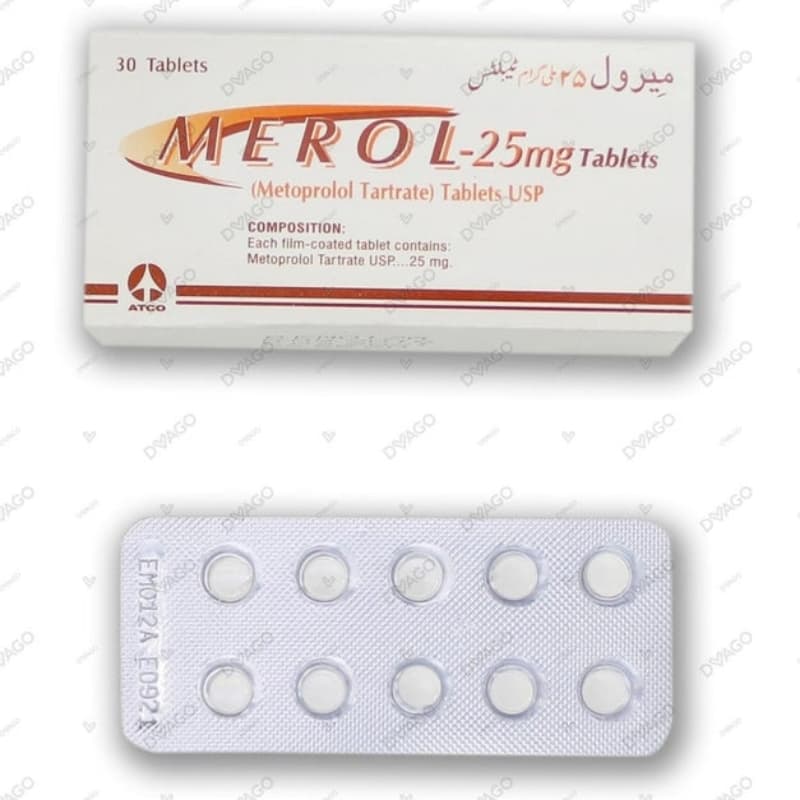 MEROL TAB 25 MG 3X10'S
