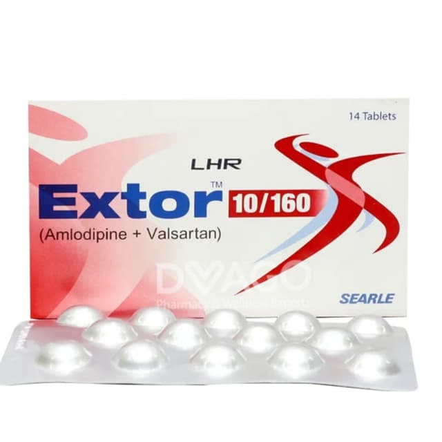 Extor Tab 10/160 MG 14's