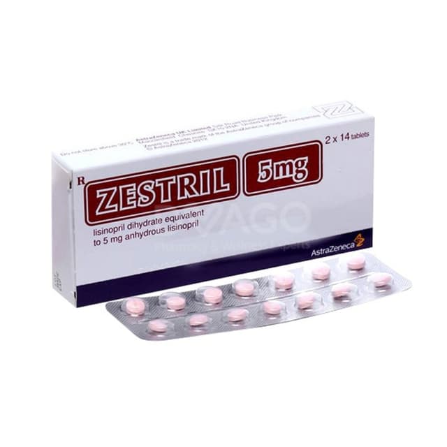 ZESTRIL TAB 5 MG 14'S