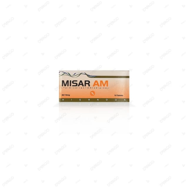 Misar Am 80/10mg Tablets 10's