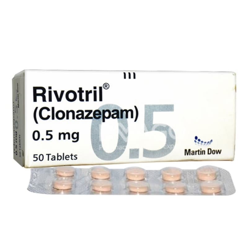 RIVOTRIL TAB 0.5 MG 50'S